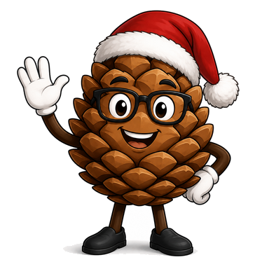 Pip the Pinecone mascot